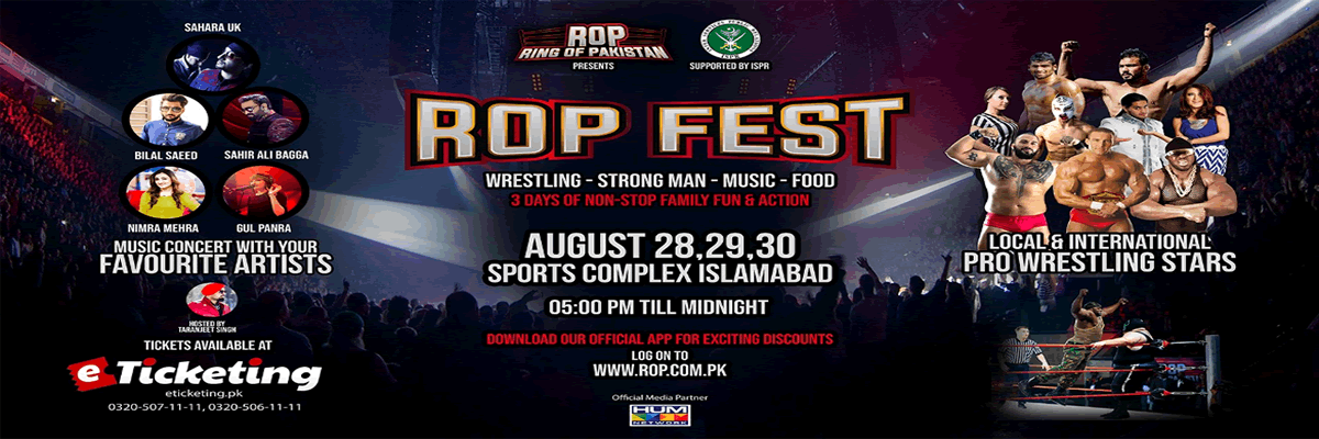 ROP Fest Tickets Ring of Pakistan (ROP)