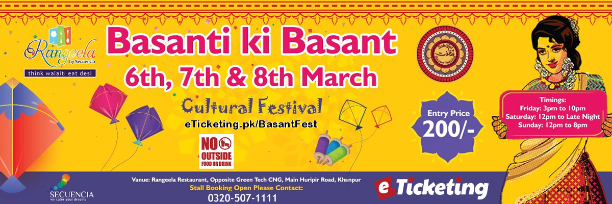 Basant Fest Tickets The Backpackers