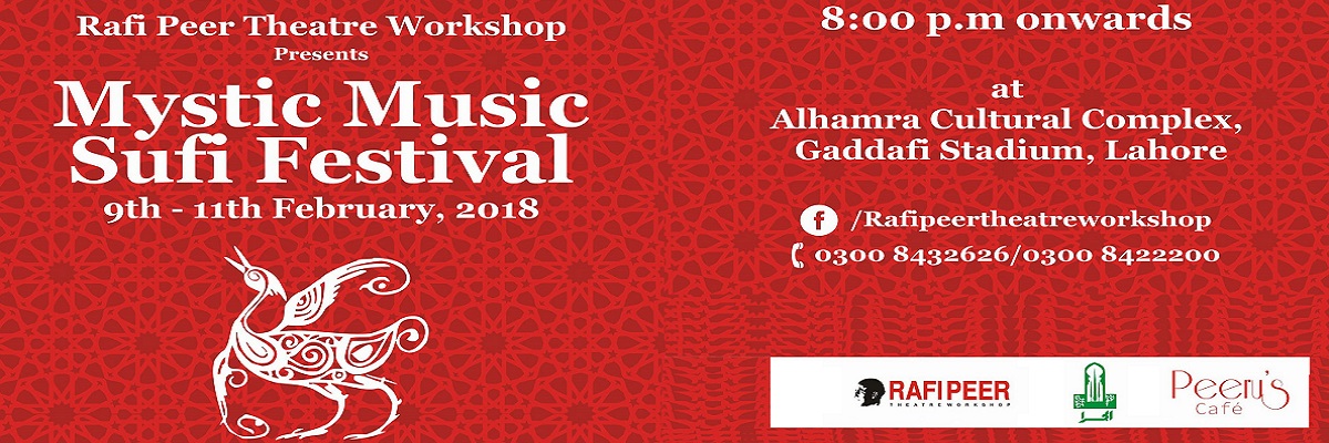 Mystic Music Sufi Festival Tickets Rafi Peer Theatre Workshop