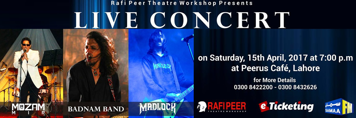 Rock Night Tickets Rafi Peer Theatre Workshop