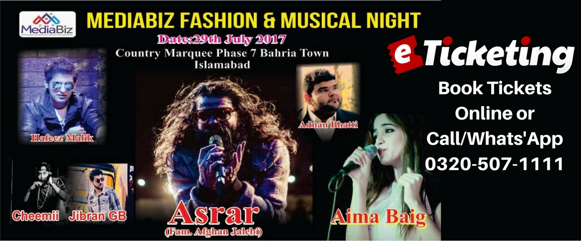 Fashion and Musical Night Tickets MediaBiz