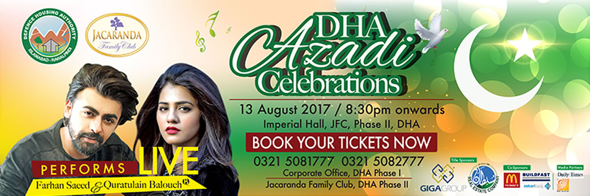 DHA Azadi Celebrations Tickets 