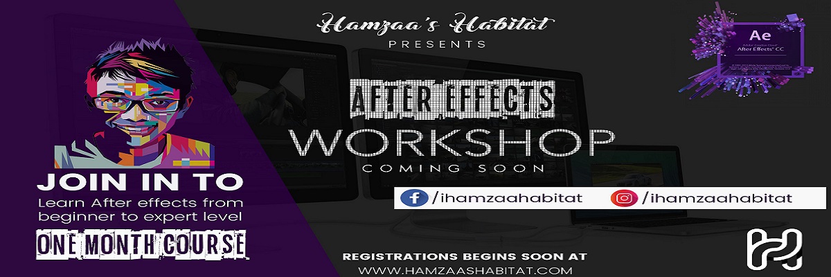 Adobe After Effects Workshop Tickets Hamzaa