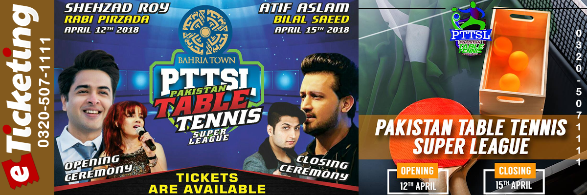 Pakistan Table Tennis Super League Tickets KH Marketing