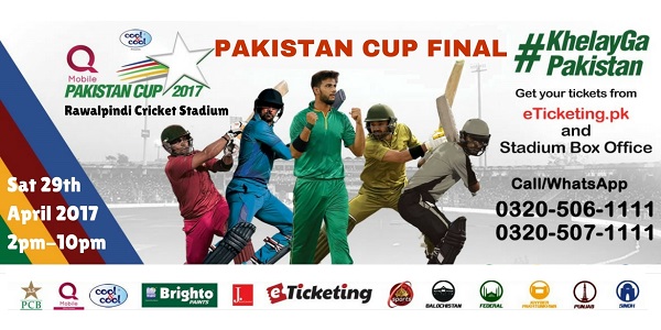 Pakistan Cup Final Tickets