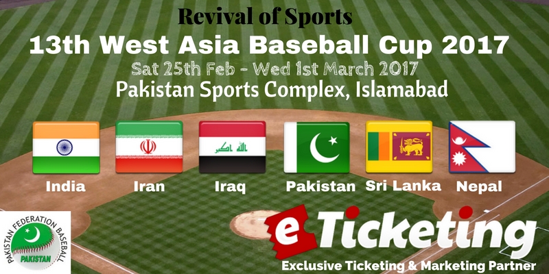 West Asia Baseball Cup Tickets