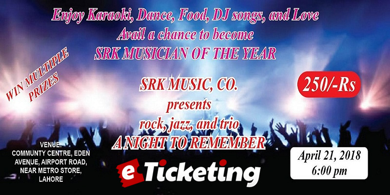 SRK Musician Of The Year Tickets